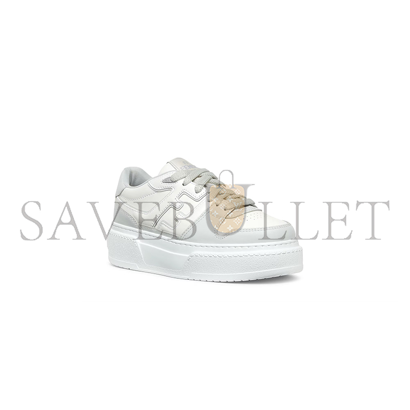 F**di match grey leather platform low-tops 8e8571aomnf1pys